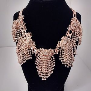 M. Haskell for INC Rose Gold- Tone Rhinestones